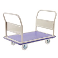 MHE1013 - Fixed Two Handle Platform Trolley 1150mm x 750mm