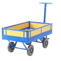 MHE1061 - Timber Deck Wagon Platform Truck With Sides