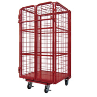 Heavy Duty Cage Trolleys With Lockable Doors