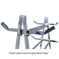 MHE1262 - Trestle Racks to suit A Frame Panel Trolley