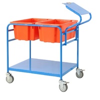MHE1611 - Order Picking Trolley - Double Tub