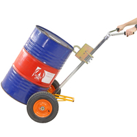 MHE5026 - Steel & Plastic Drum Trolley Pneumatic Wheels