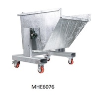 MHE6076 - Waste Tipping Bin 300 Litre - Galvanised