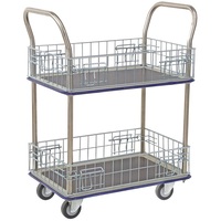 MHE1036 - Multi-Purpose Two Tier Caged Trolley 920mm x 620mm