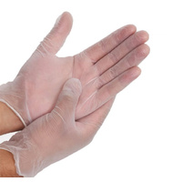 Vinyl Gloves - Clear Low Powder