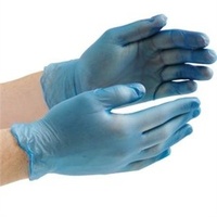 Vinyl Gloves - Blue Low Powder