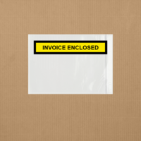 Invoice Enclosed White Background 150mm x 115mm