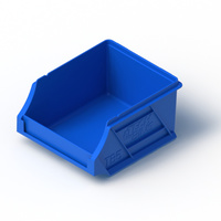 Parts Bin B5 118mm x 100mm x 66m Blue