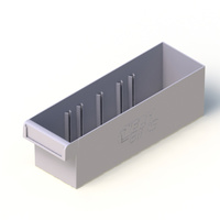 Parts Trays B12 322mm x 100mm x 100mm Grey