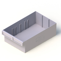 Parts Trays B24 322mm x 200mm x 100mm Grey