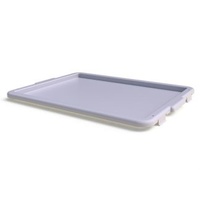 Stacking Tote Lid White