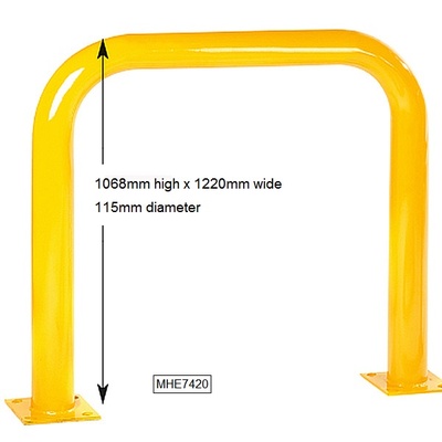 Bollard U Bar High