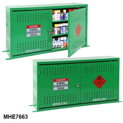Flammable Aerosol Can Cabinet- 216 Can 