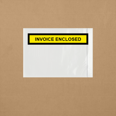 Invoice Enclosed White Background 150mm x 115mm