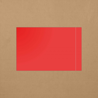 Plain Envelope Red Background 165mm x 115mm