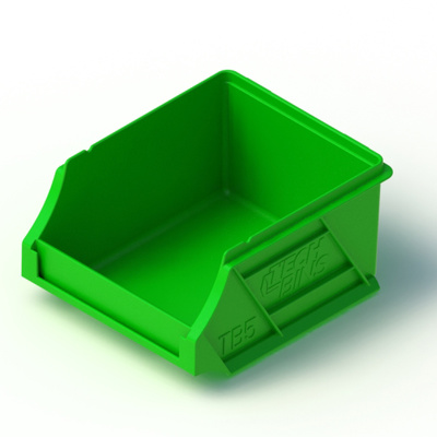 Parts Bin B5 118mm x 100mm x 66m Green