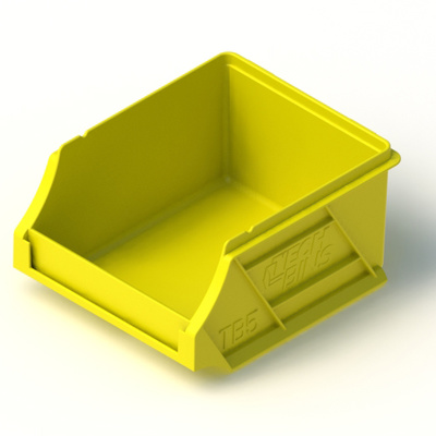 Parts Bin B5 118mm x 100mm x 66m Yellow