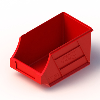 Parts Bin B20 230mm x 134mm x 125mm Red