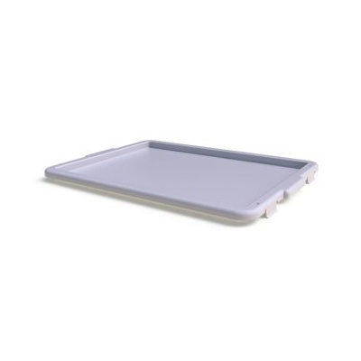 Stacking Tote Lid White