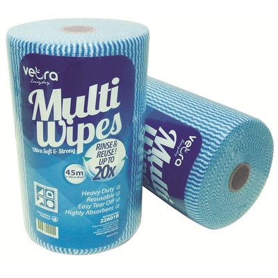 Multi Wipes Rolls Blue